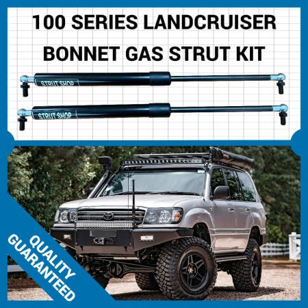 100 Series Landcruiser Bonnet Gas Strut Kit - Pair