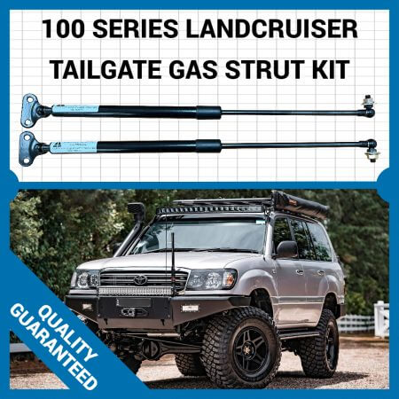 100 Series Landcruiser Tailgate Gas Strut Kit - Pair